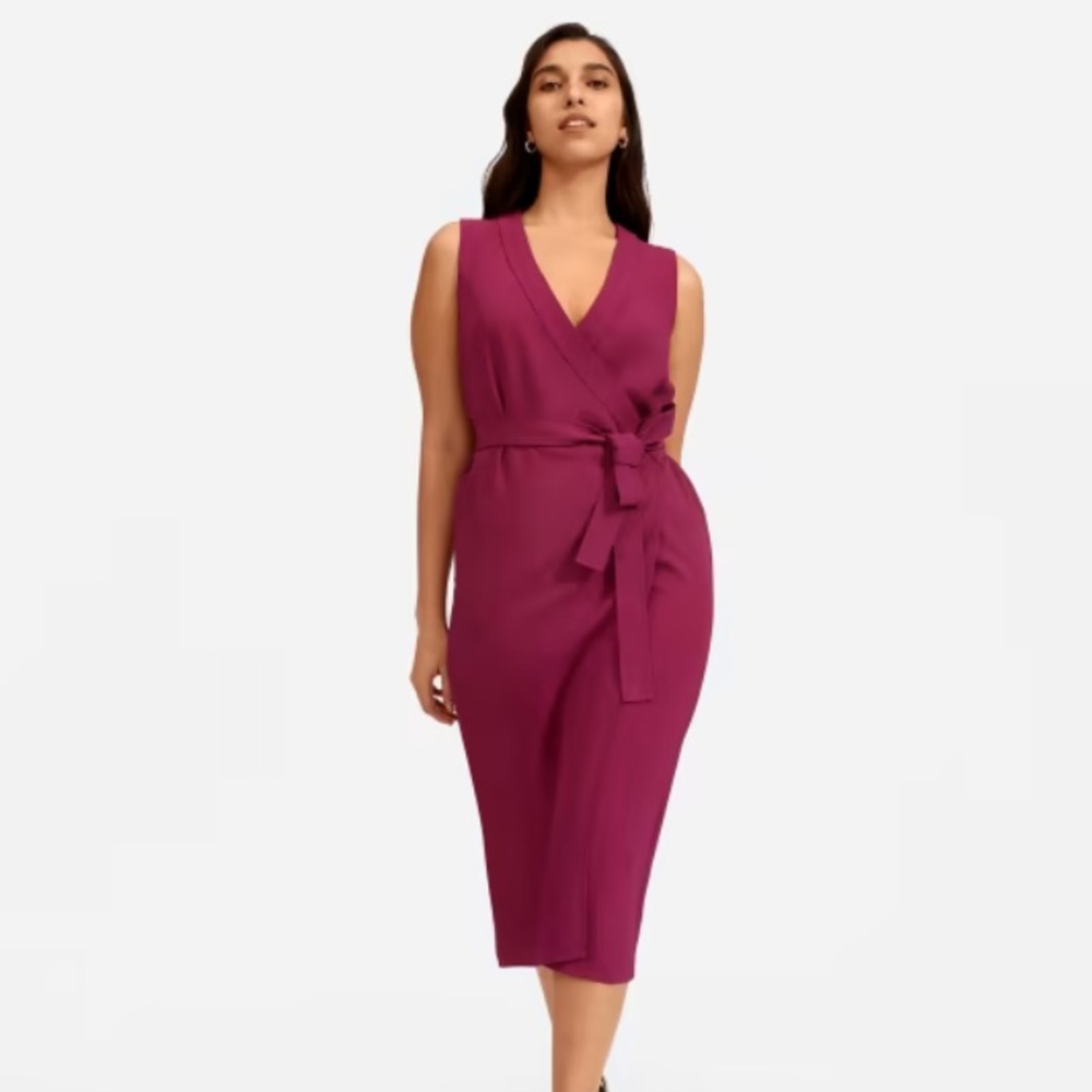 Japanese GoWeave Sleeveless Wrap Dress